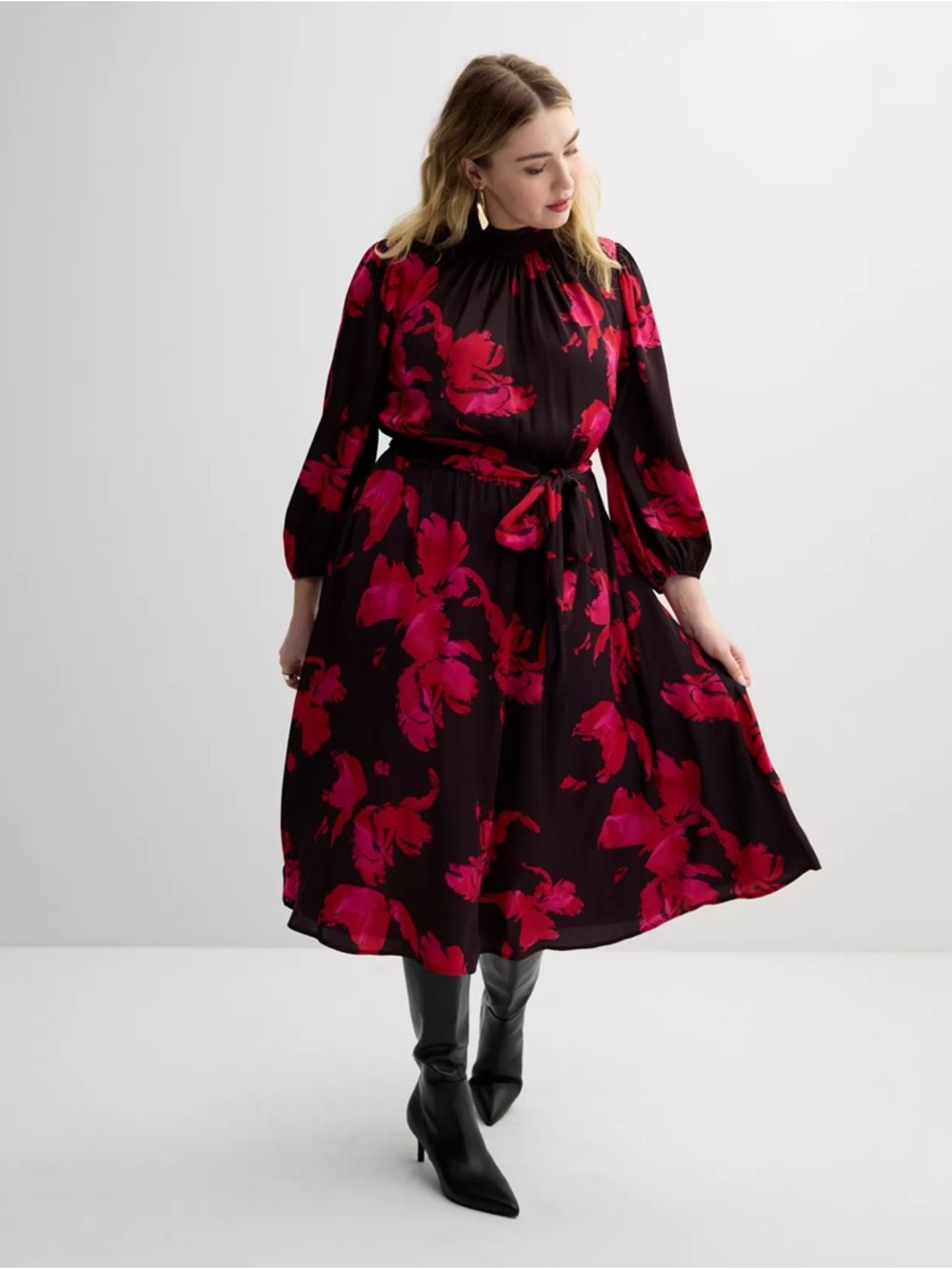 Nine West High Neck Dress